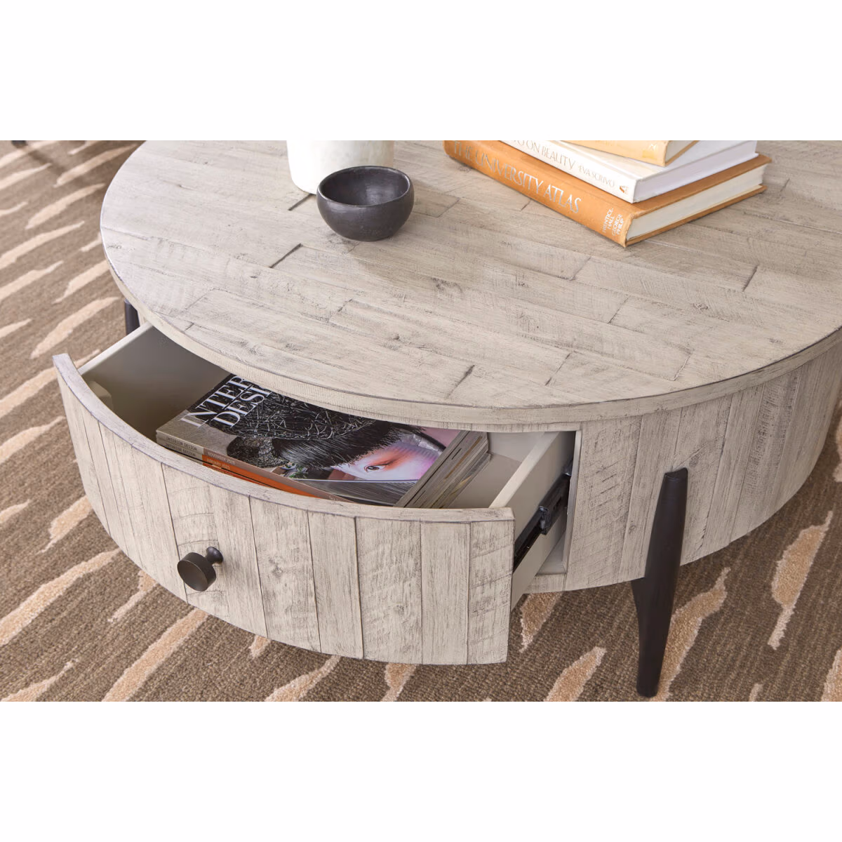 Zane Round Cocktail Table - Image 5
