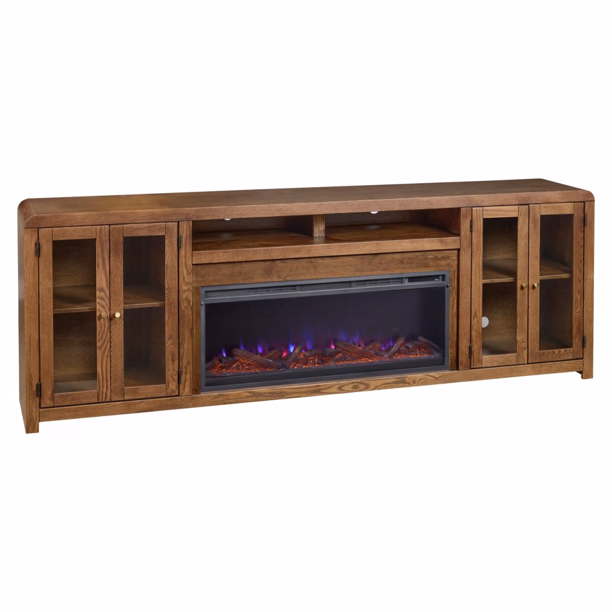 Cooper 96" Fireplace Console KOO1970-DKC - Image 3