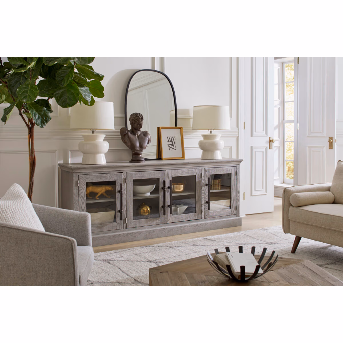 Manchester 85" Console W/ 4 Doors - Image 3