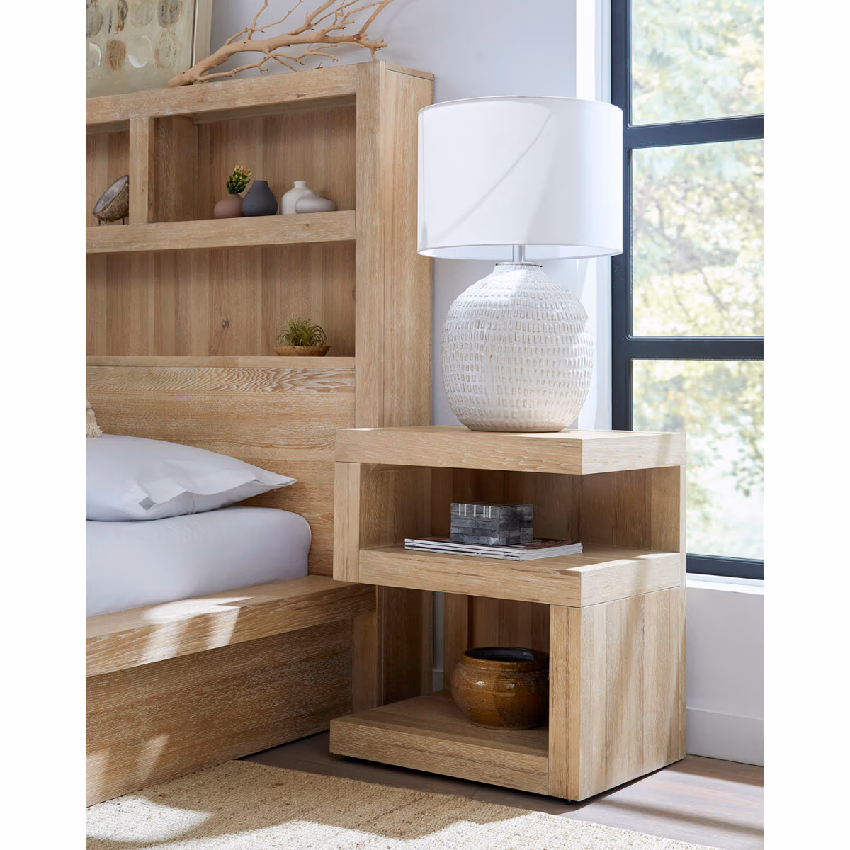 Modern Loft S Nightstand IML-451N-KHK-1 - Image 3