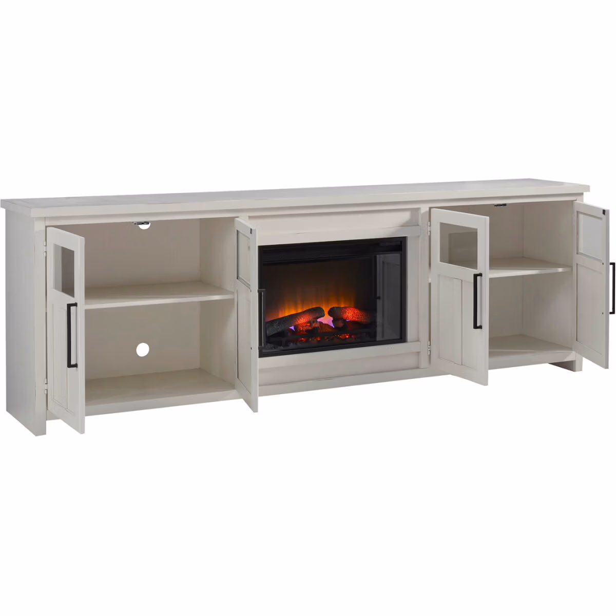 Finnegan 98" Fireplace Console DTT1970-SBR - Image 4