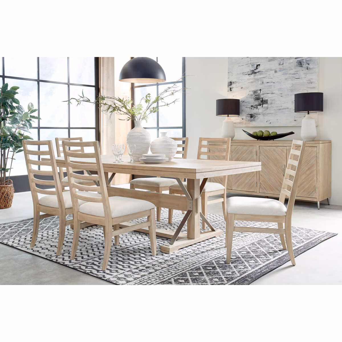 Maddox Dining Side Chair W/uph Seat (per Chair, 2/ctn) I644-6660S - Image 3