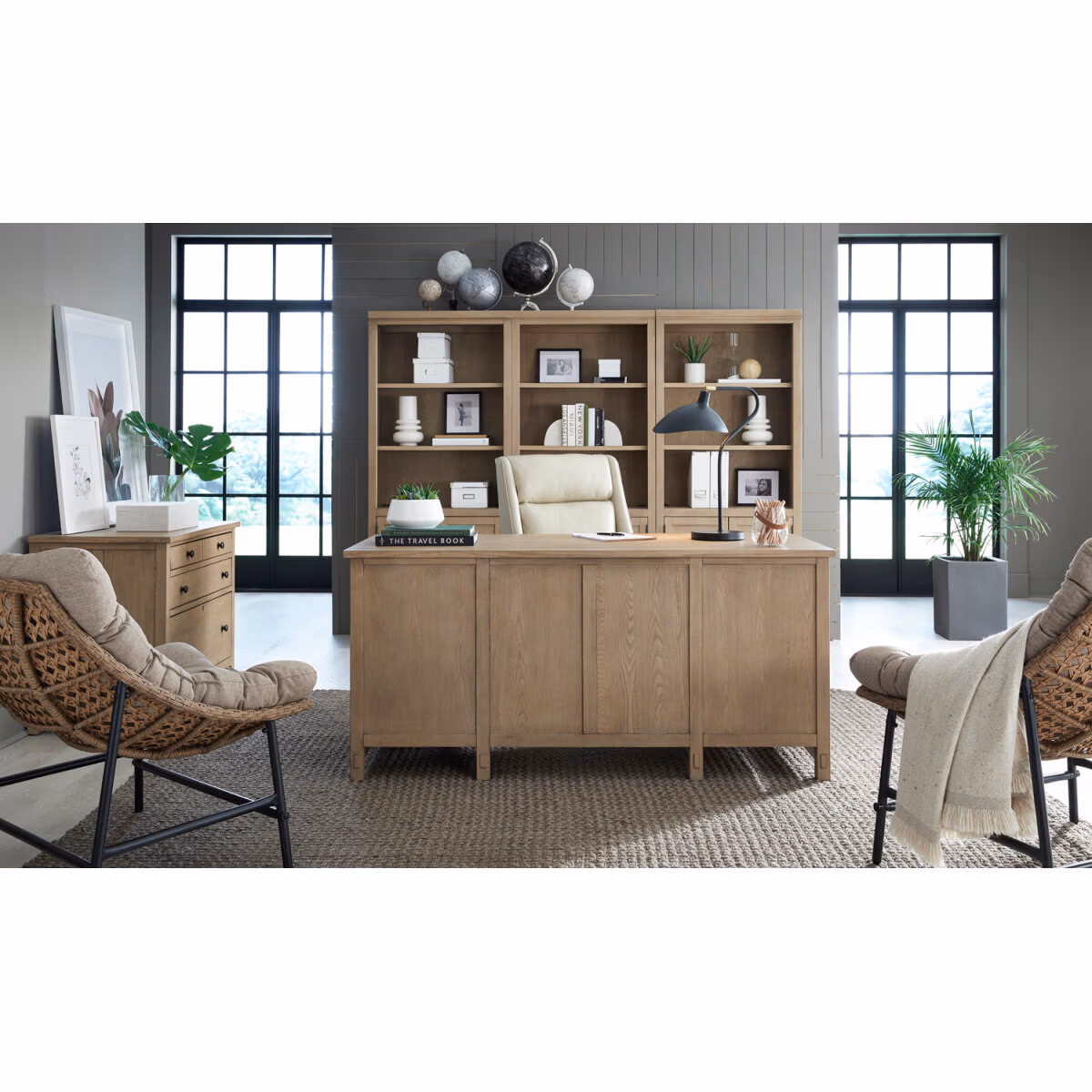 Cameron Exec Chair Luxe Ecru A17-3682 - Image 11