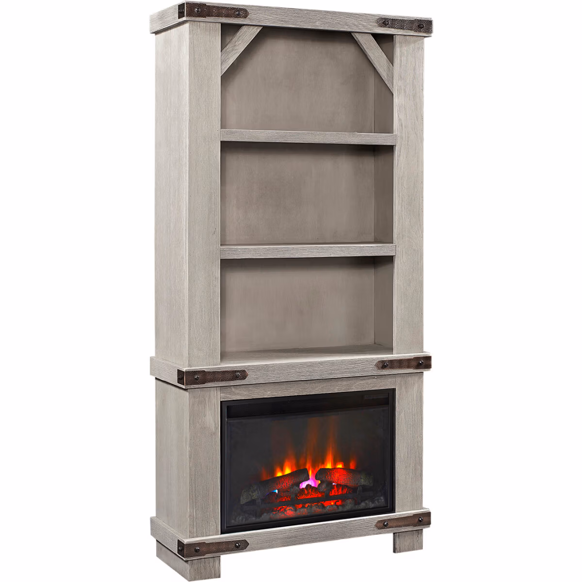 Sawyer 74" Fireplace Display Case WMO3472F12-LGH - Image 2