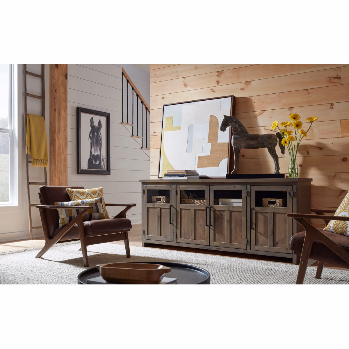 Finnegan 78" Console W/ 4 Doors DTT1250-FRT - Image 4
