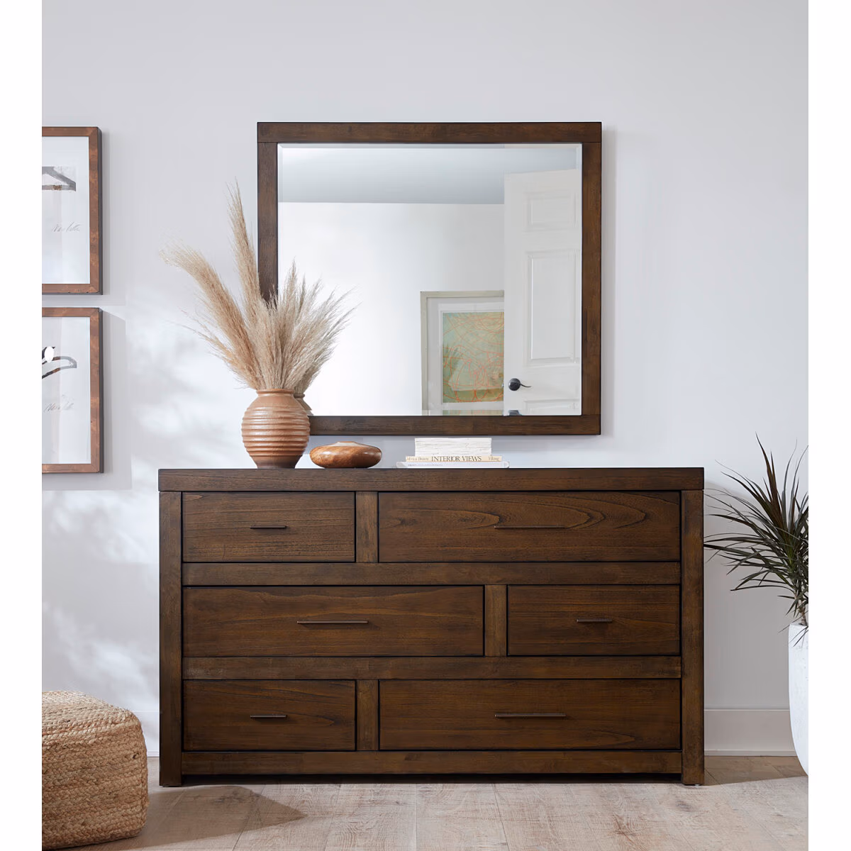 Modern Loft Mirror IML-463-BRN - Image 5