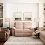 Joel Power Reclining Loveseat w/ Headrest - U48761 - Image 3