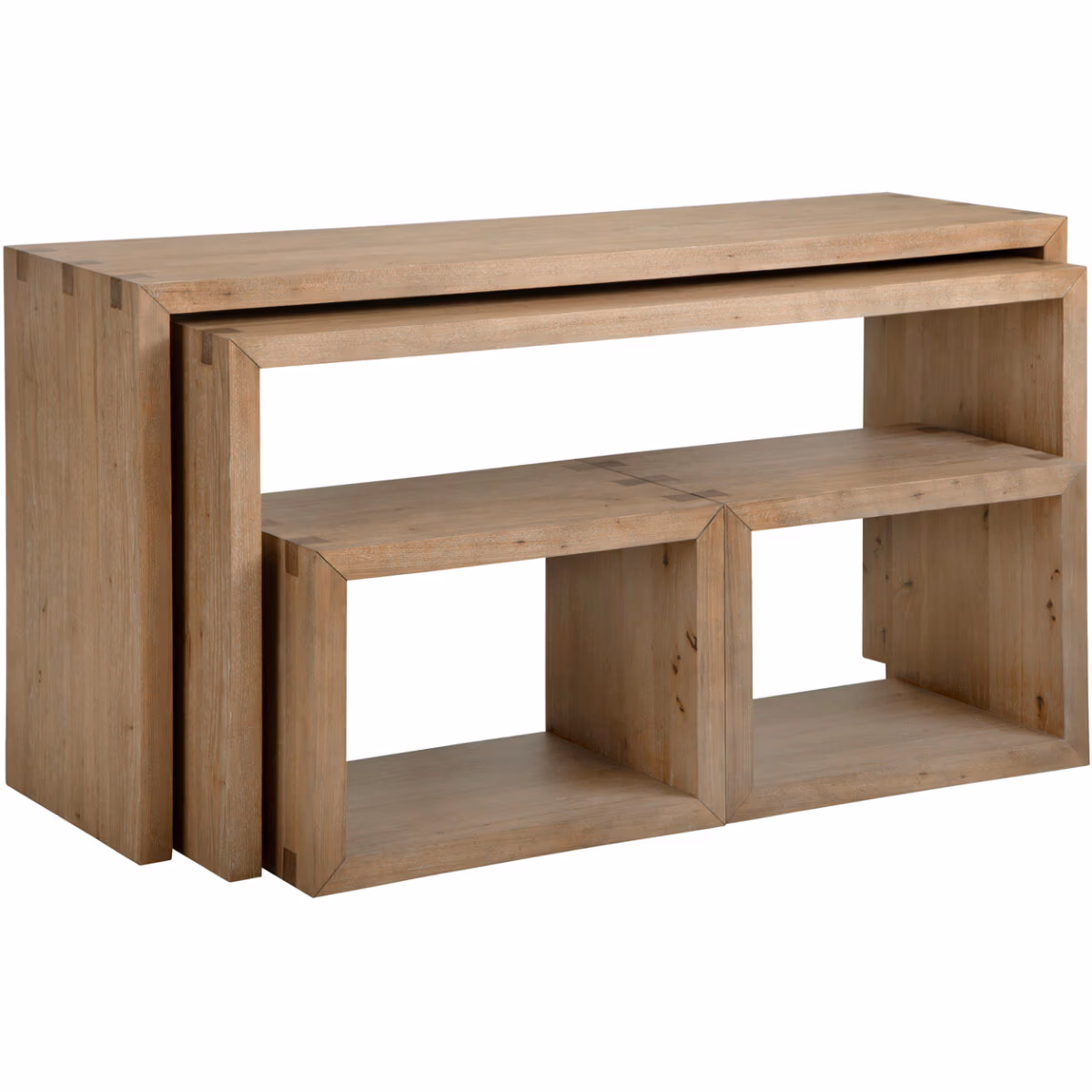Lyndon Nesting Sofa Table W/ Stools I3342-9150-LIT - Image 2
