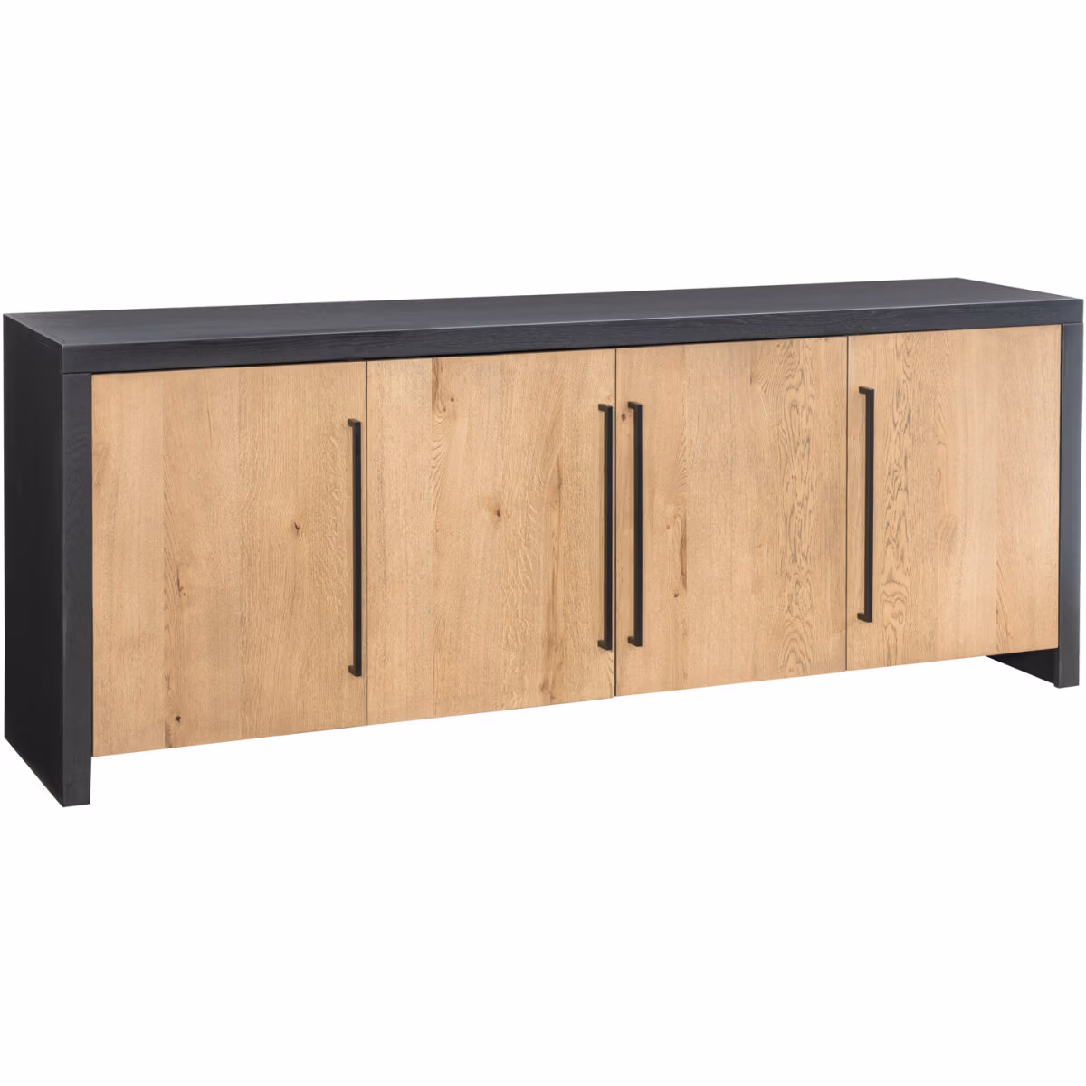 Edison 83" Console W/ 4 Doors KEE1260SST-BLK - Image 2