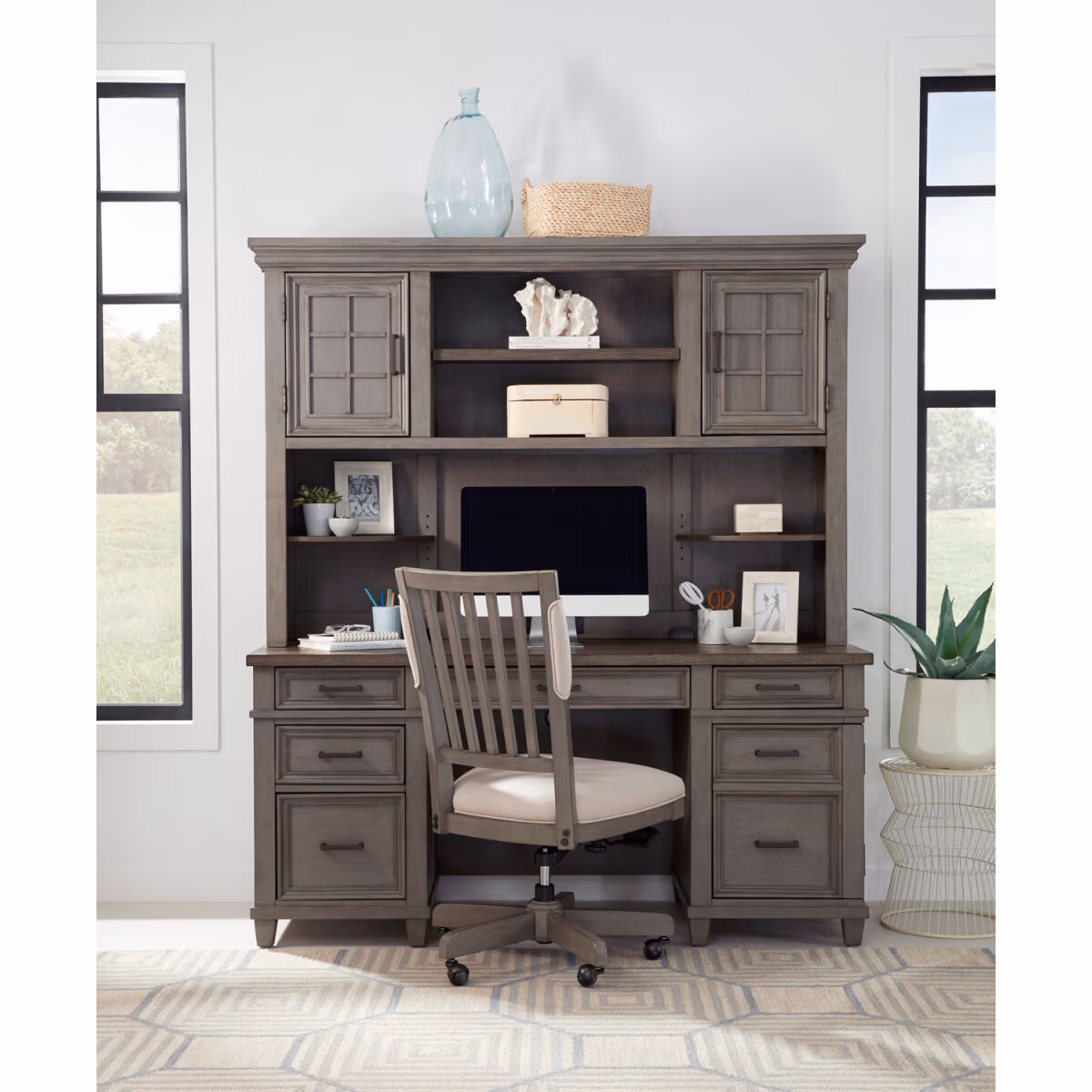 Caraway Credenza & Hutch I248HOGRP1c - Image 4