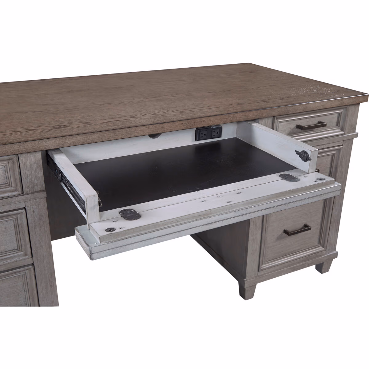 Caraway 66" Executive Desk I248-303-SLT-1 - Image 6