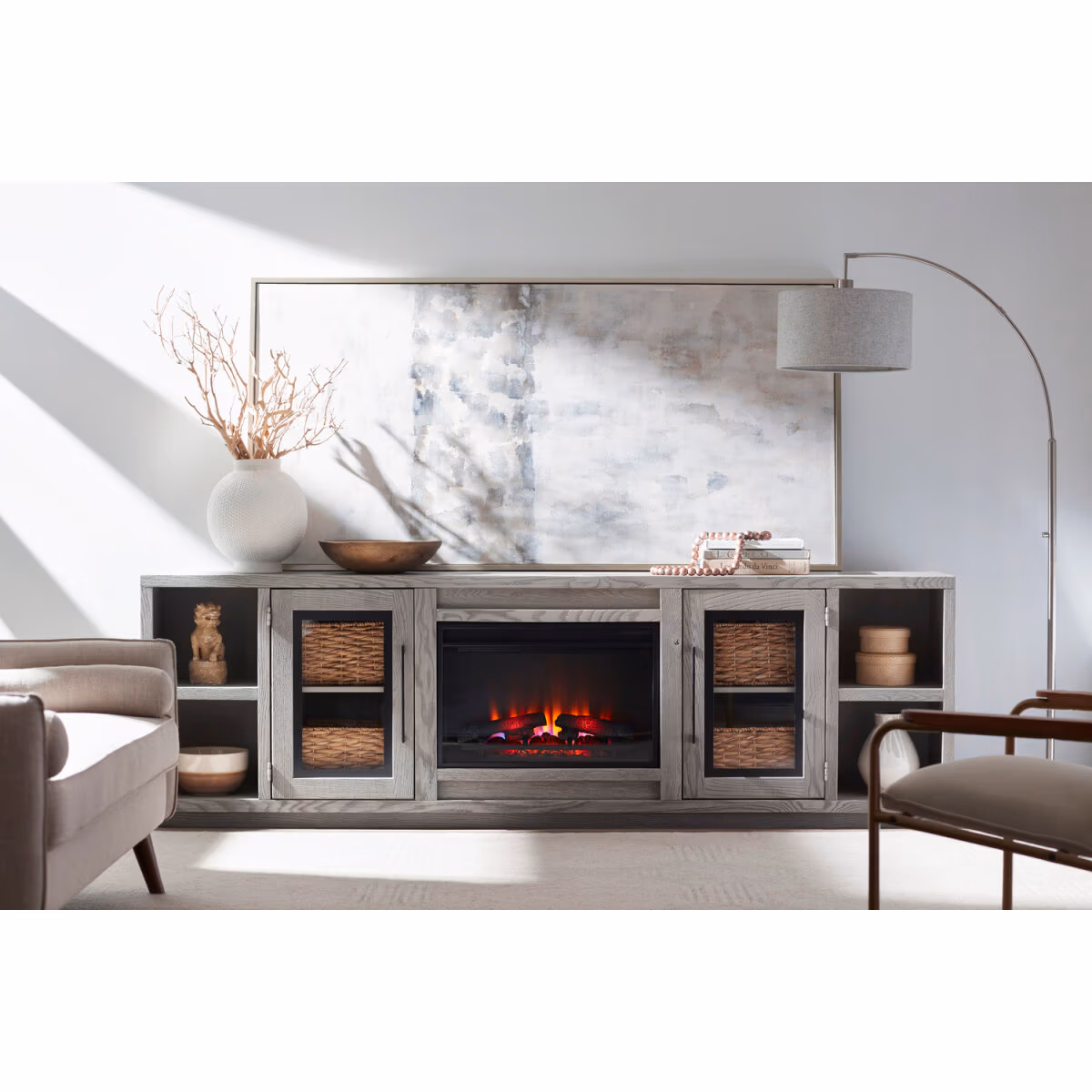 Paige 97" Fireplace Console WKA1970-CAS - Image 6