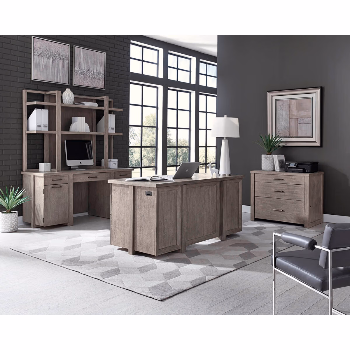 Platinum 66" Executive Desk - Image 3