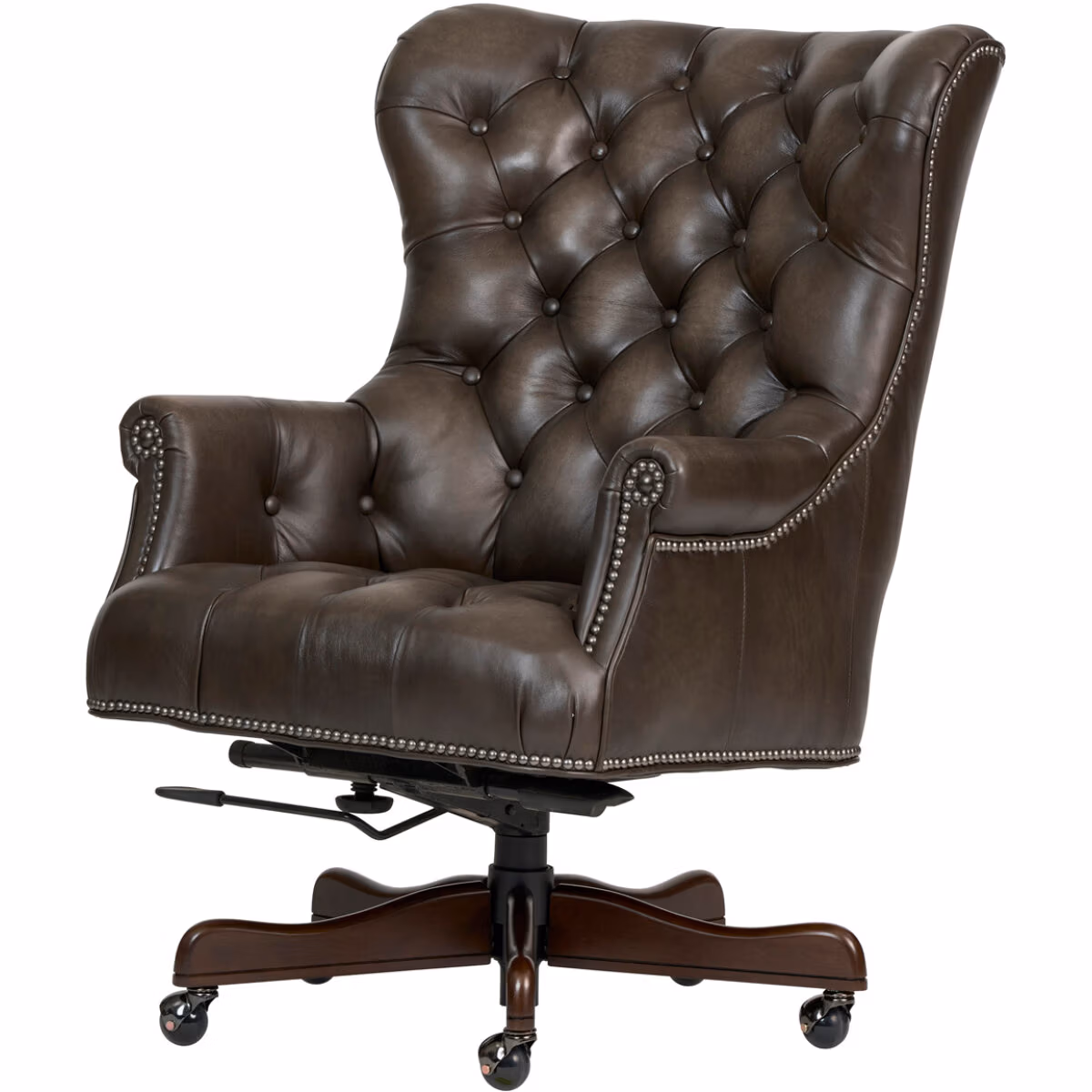 Jefferson Exec Chair Burnished Walnut A15-3681 - Image 9