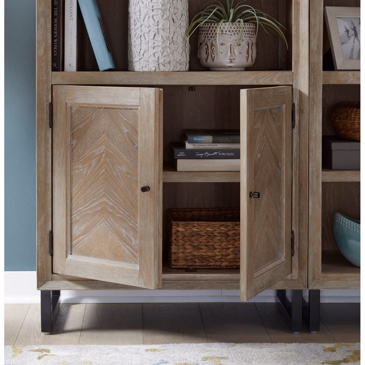 Harper Point Door Bookcase IHP-332-KHA - Image 6