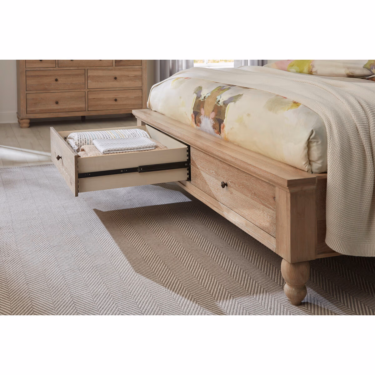 Cambridge Queen Sleigh Bed Hb ICB-400-KHK-KD-3 - Image 5