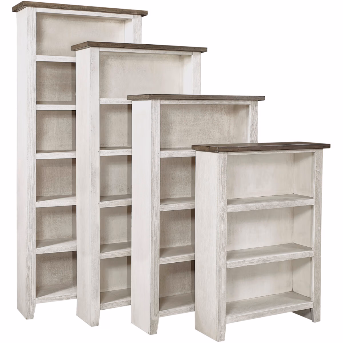 Eastport 48" Bookcase W/ 2 Fixed Shelves WME3448-DBK - Image 6