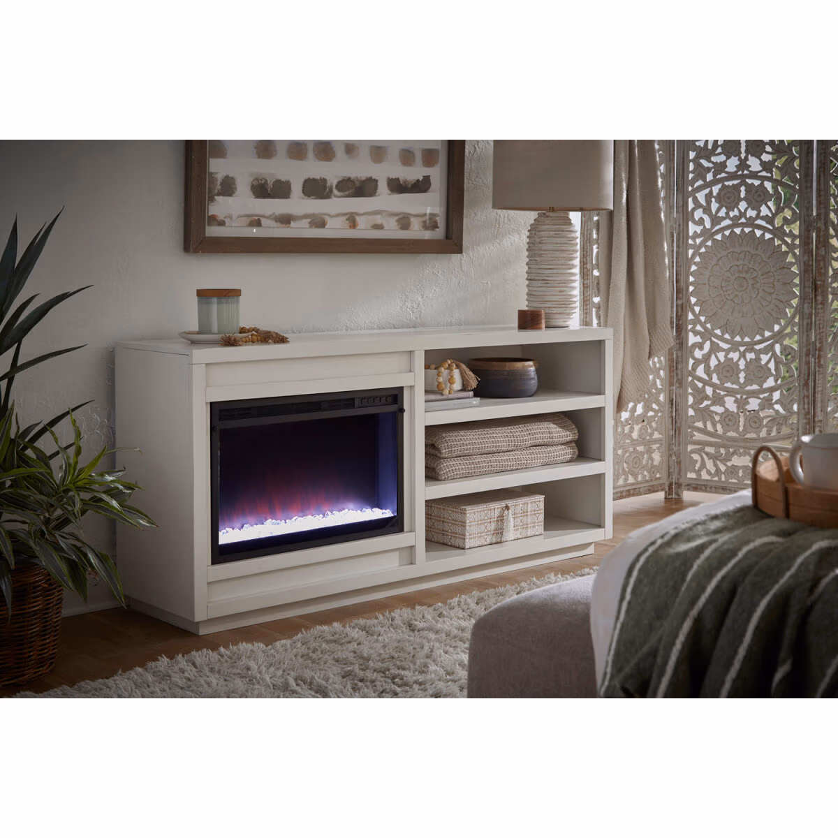 Perry 65" Fireplace Console MAA1942-BLK MAA1942-BLK - Image 3