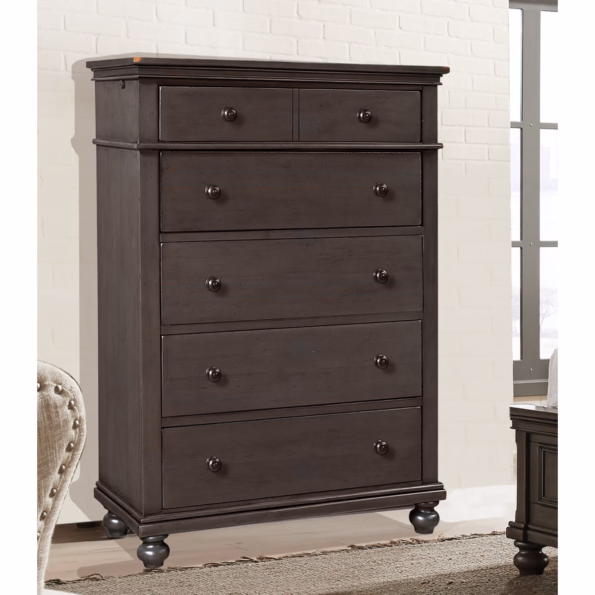 Oxford 5 Drawer Chest I07-456-PEP-1 - Image 5