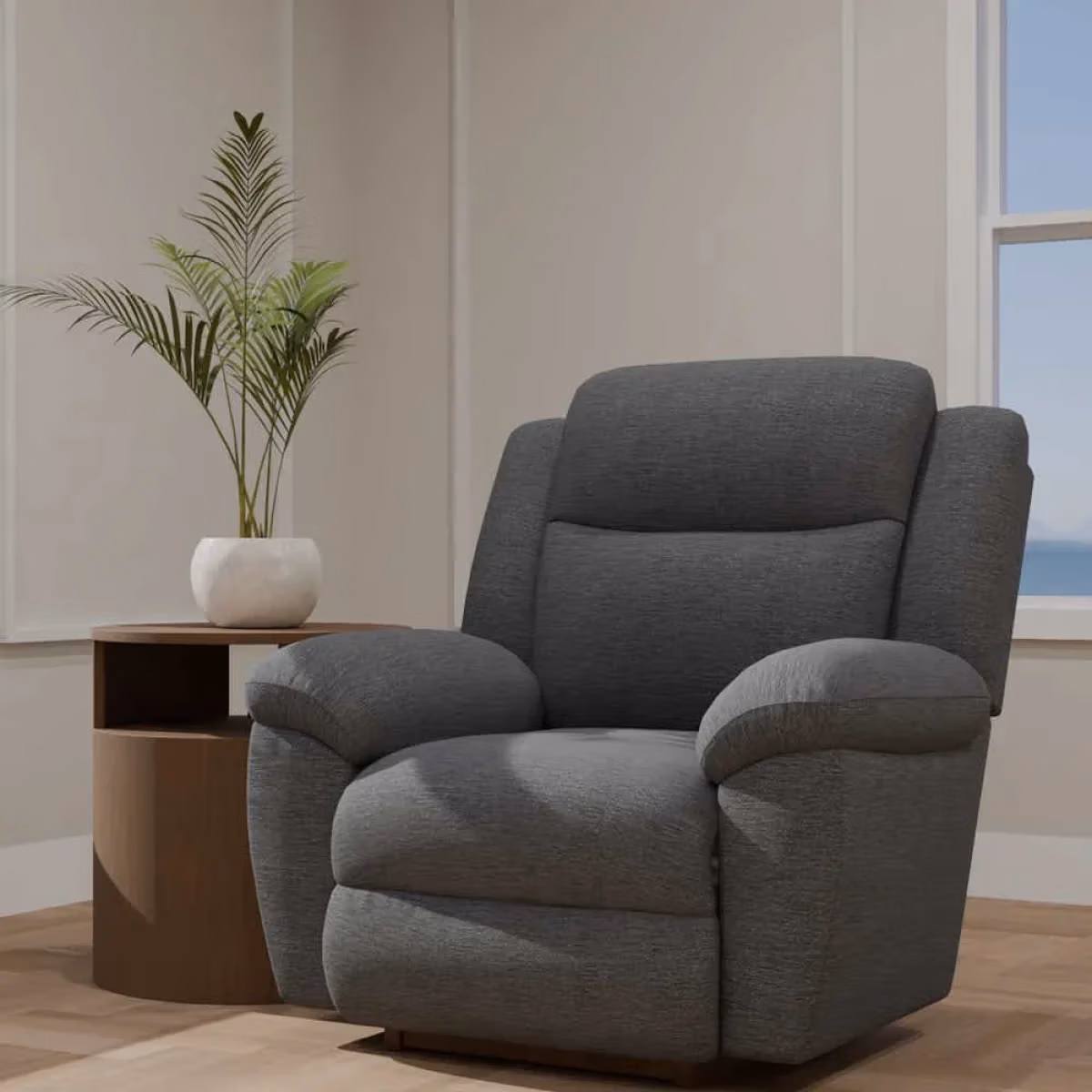 Joel Power Rocking Recliner w/ Headrest & Lumbar - 10X761 - Image 3