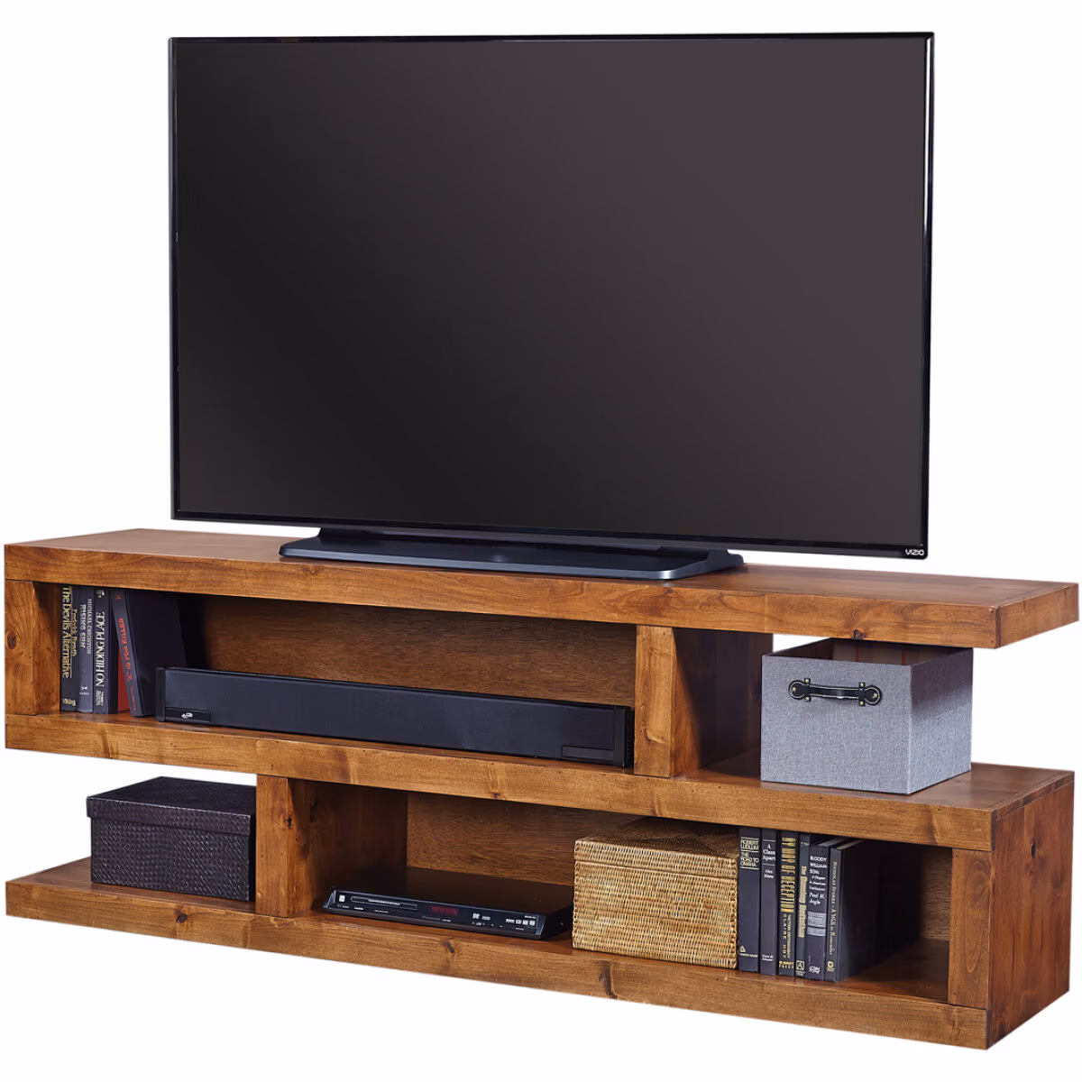 Contemporary Alder 74" Open S Console DL1075GRP - Image 5