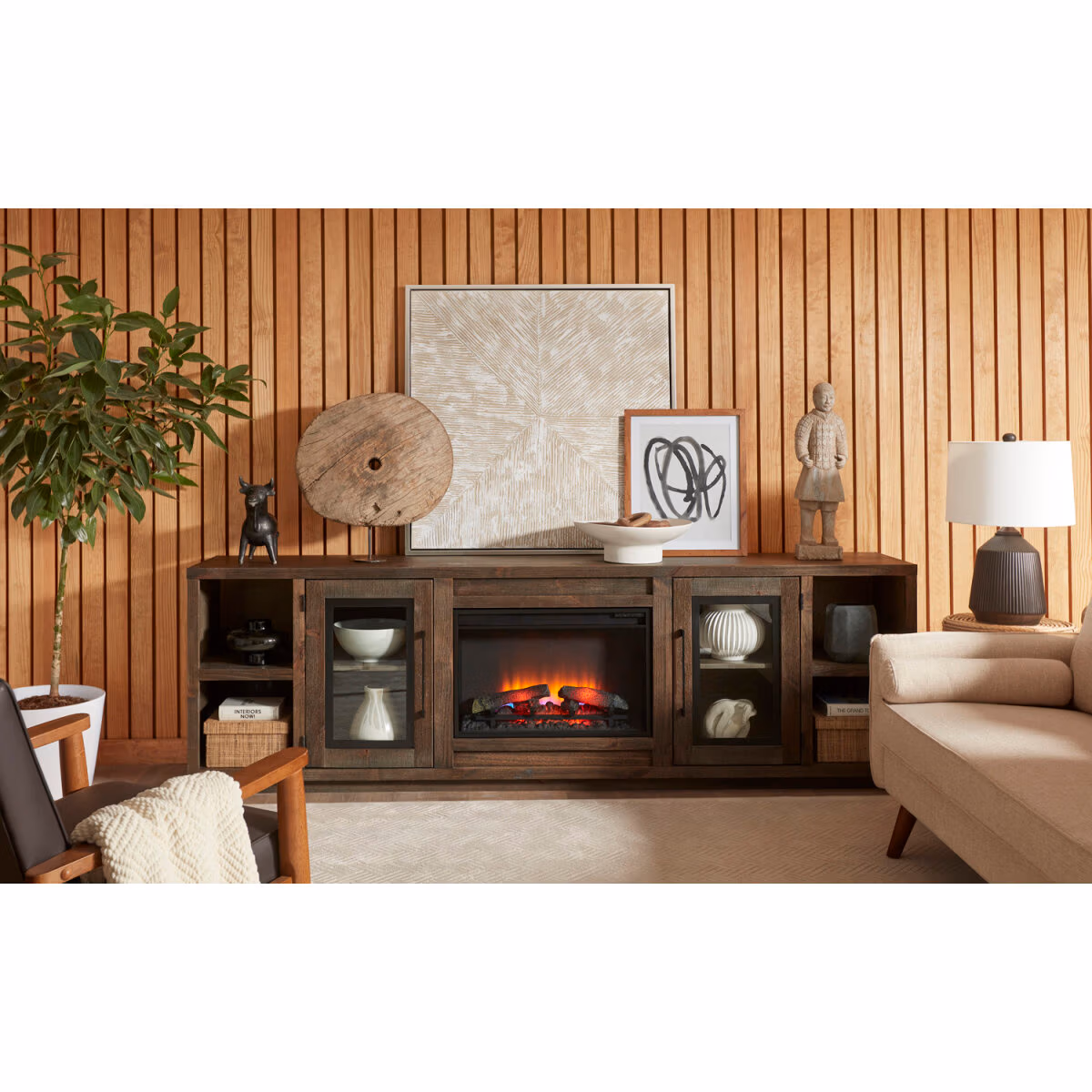 Paige 97" Fireplace Console WKA1970-CAS - Image 3