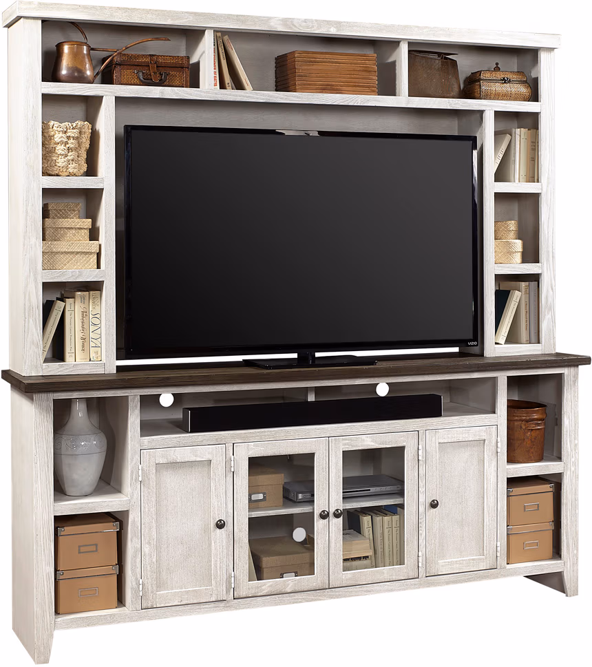 d2f616bf3154f7b0d92ff35cefbb5f3c Eastport 84" Console W/ 4 Doors ME1036-MBL - Image 1