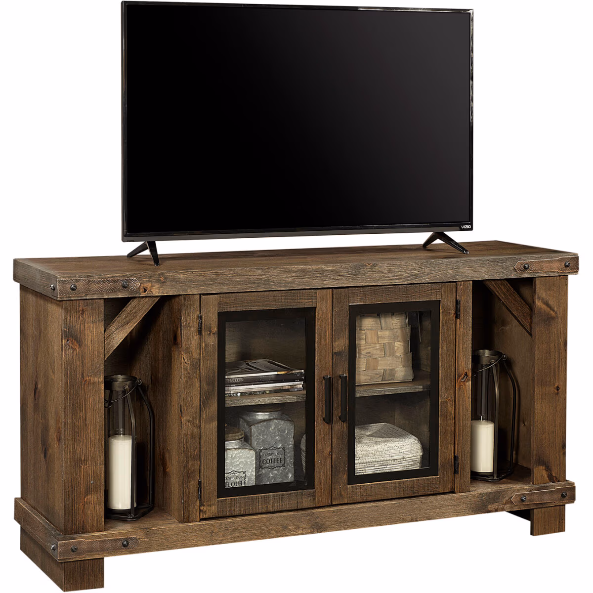 Sawyer 64" Console W/ 2 Doors WMO1240-LGH - Image 4