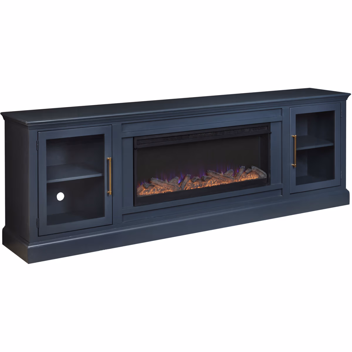 Byron 98" Fireplace Console MBB1970-BLK MBB1970-BLK - Image 2
