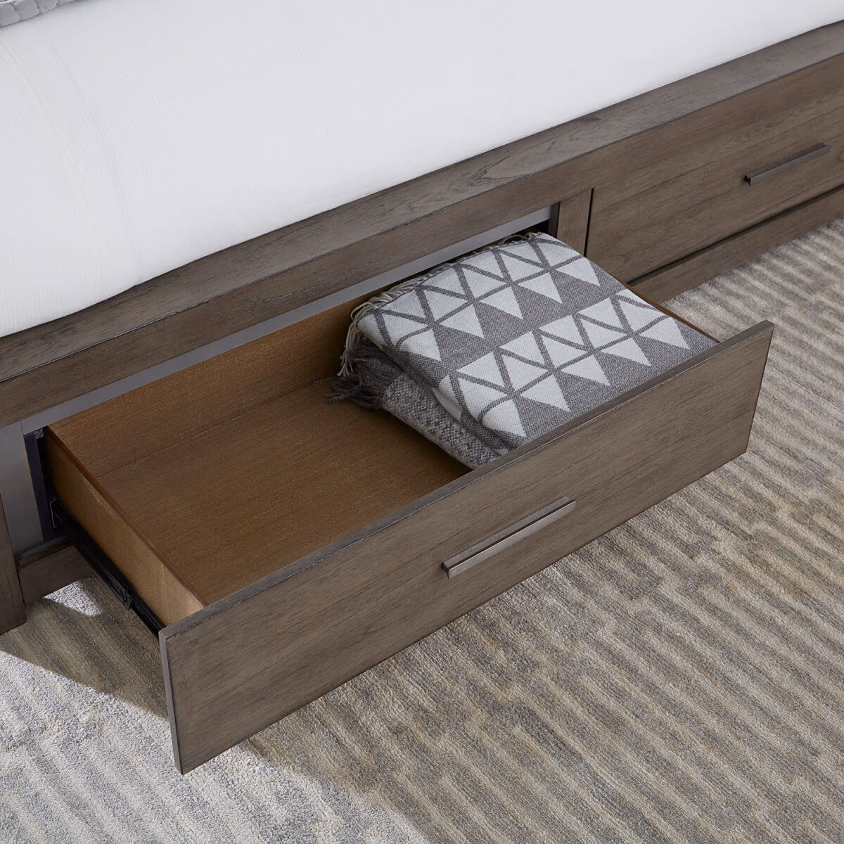 Modern Loft Panel Bed IMLBRGRP16 - Image 5