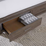 Modern Loft Panel Bed IMLBRGRP16 - Image 5