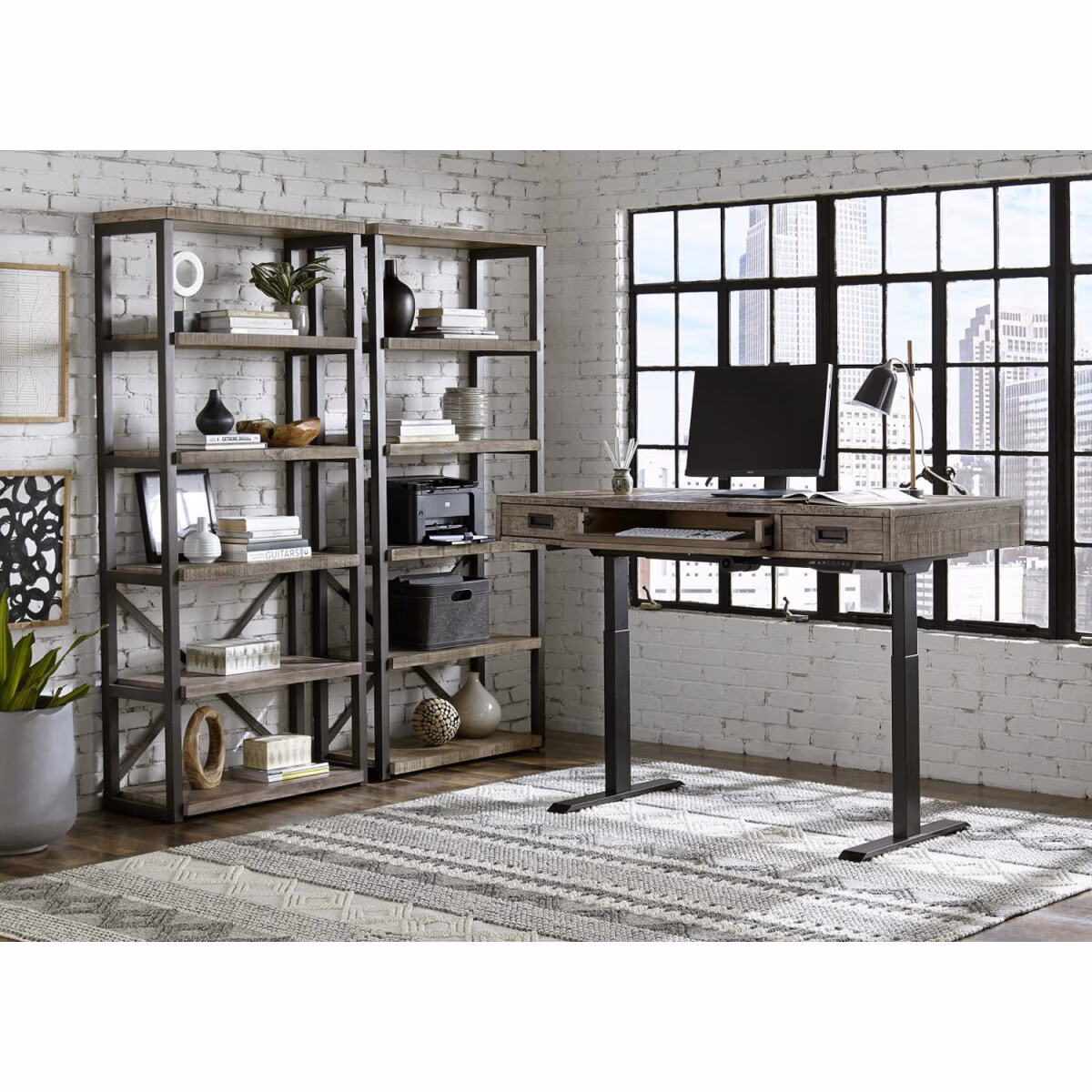 Grayson 60" Lift Desk I215HOGRP1 - Image 5