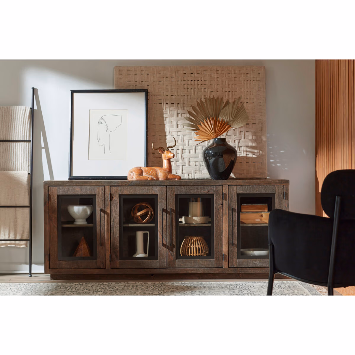 Paige 74" Console W/ 4 Doors - Image 3