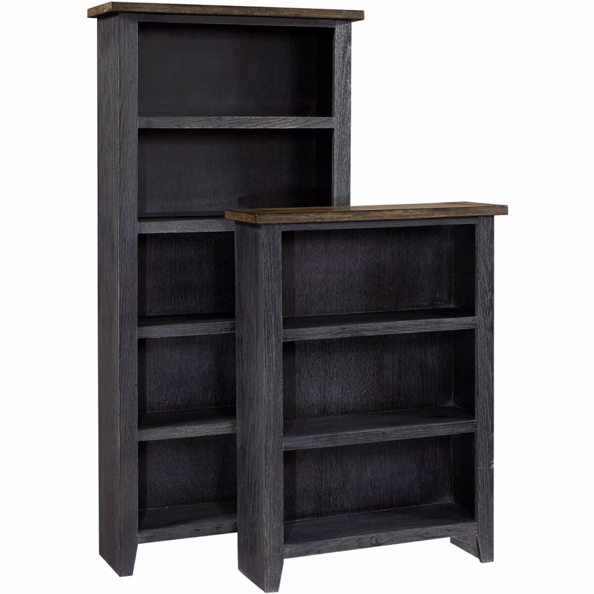 Eastport 48" Bookcase W/ 2 Fixed Shelves WME3448-DBK - Image 3