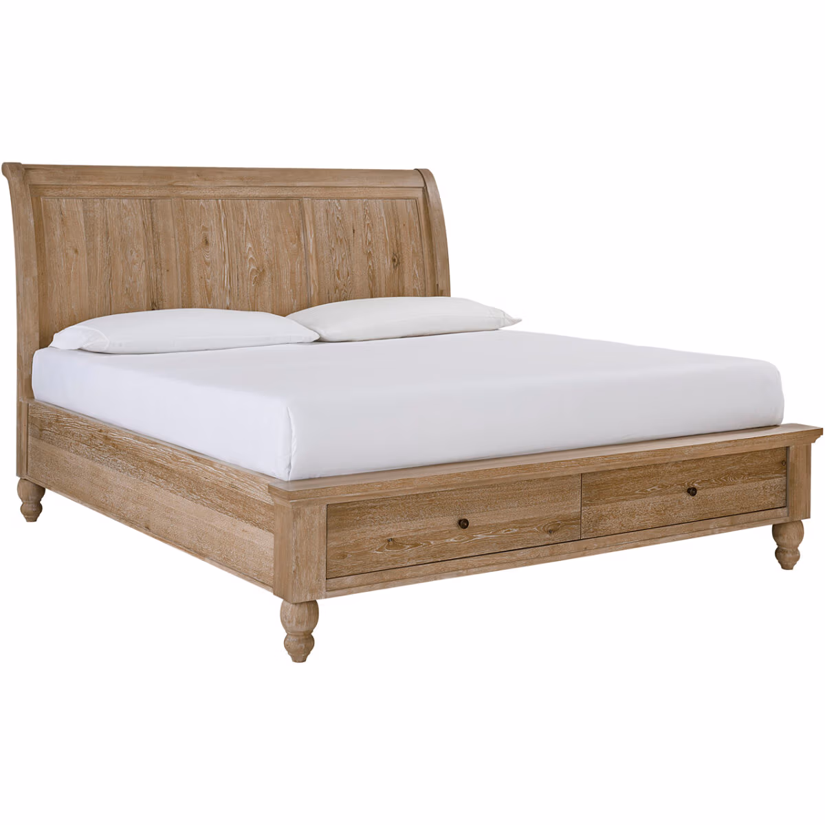 Cambridge Queen Sleigh Bed Hb ICB-400-KHK-KD-3 - Image 2