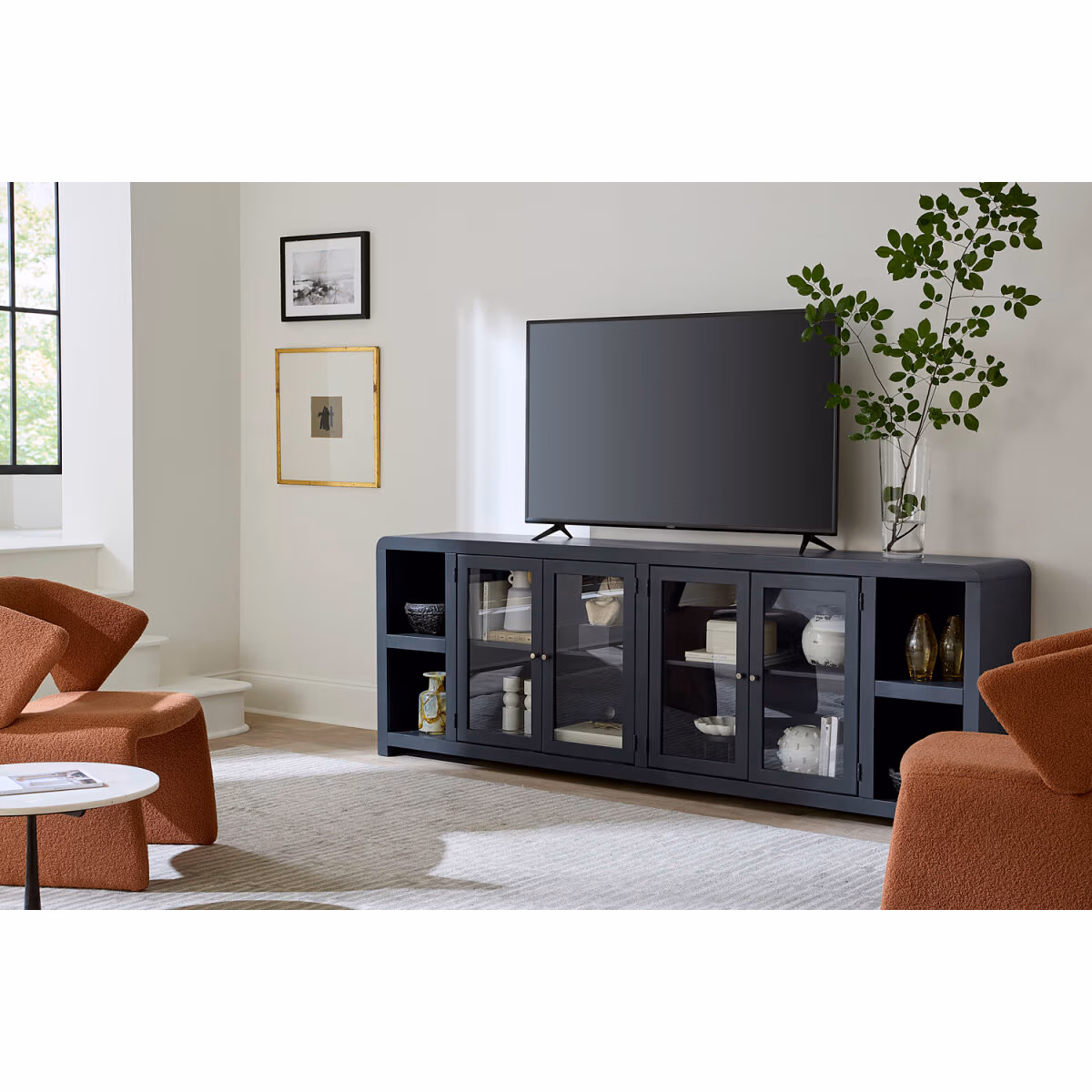 Taylor 96" Console W/ 4 Doors MYY1270-BLK MYY1270-BLK - Image 6