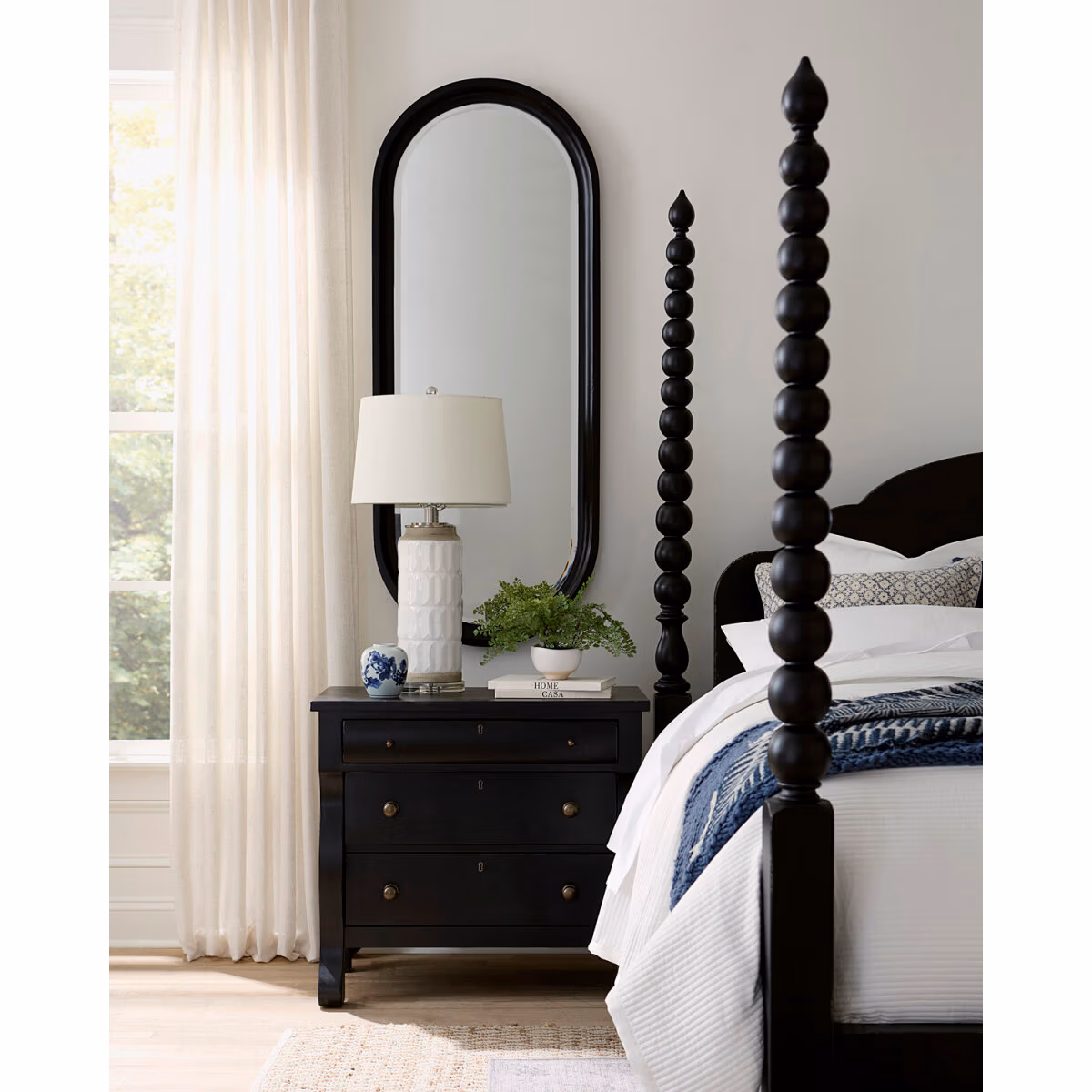 Caroline Oval Mirror I3210-466-BCK - Image 3