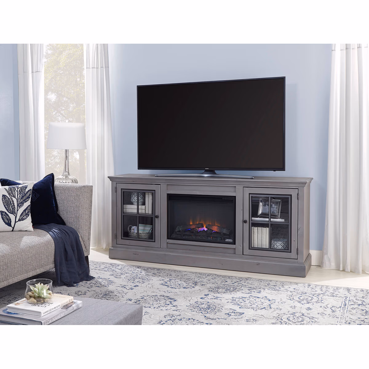 Churchill 76" Fireplace Console - Image 3