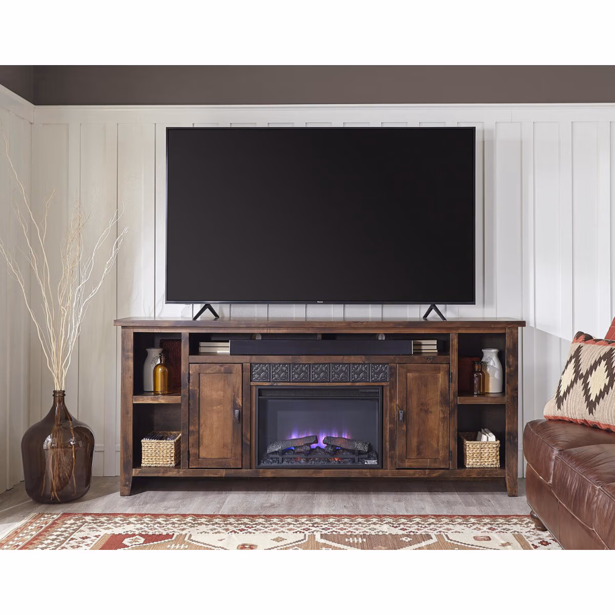Alder Grove 84" Fireplace Console DG1902GRP1 - Image 4
