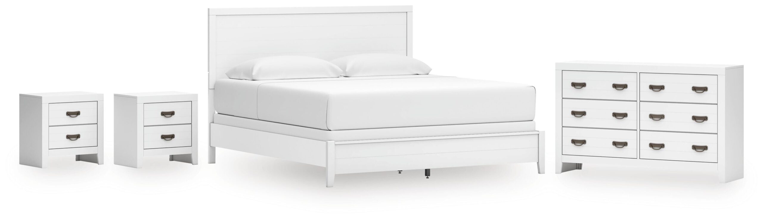 Binterglen King Panel Bed, Dresser and 2 Nightstands