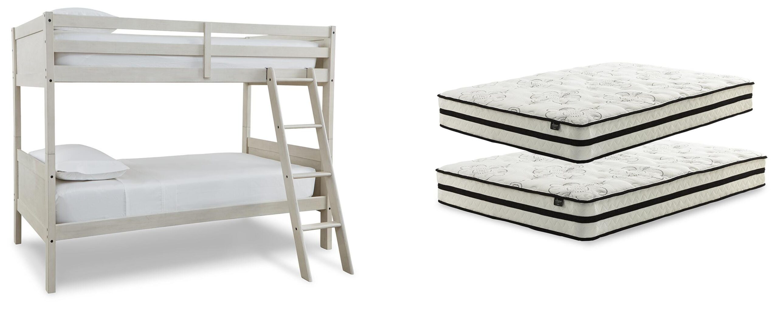 Robbinsdale Bunk Bed and Mattresses