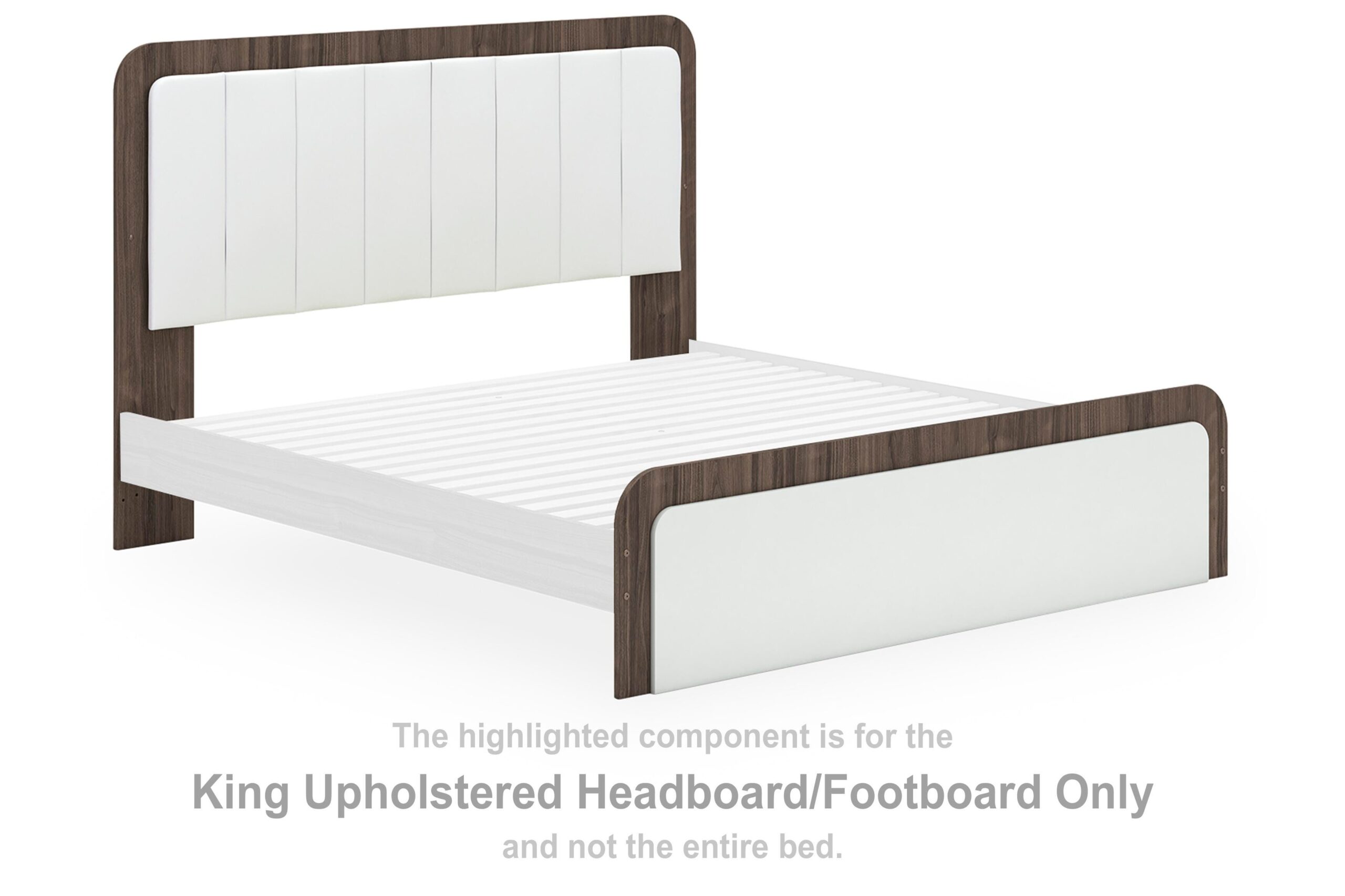 Kendanport King Upholstered Headboard/Footboard