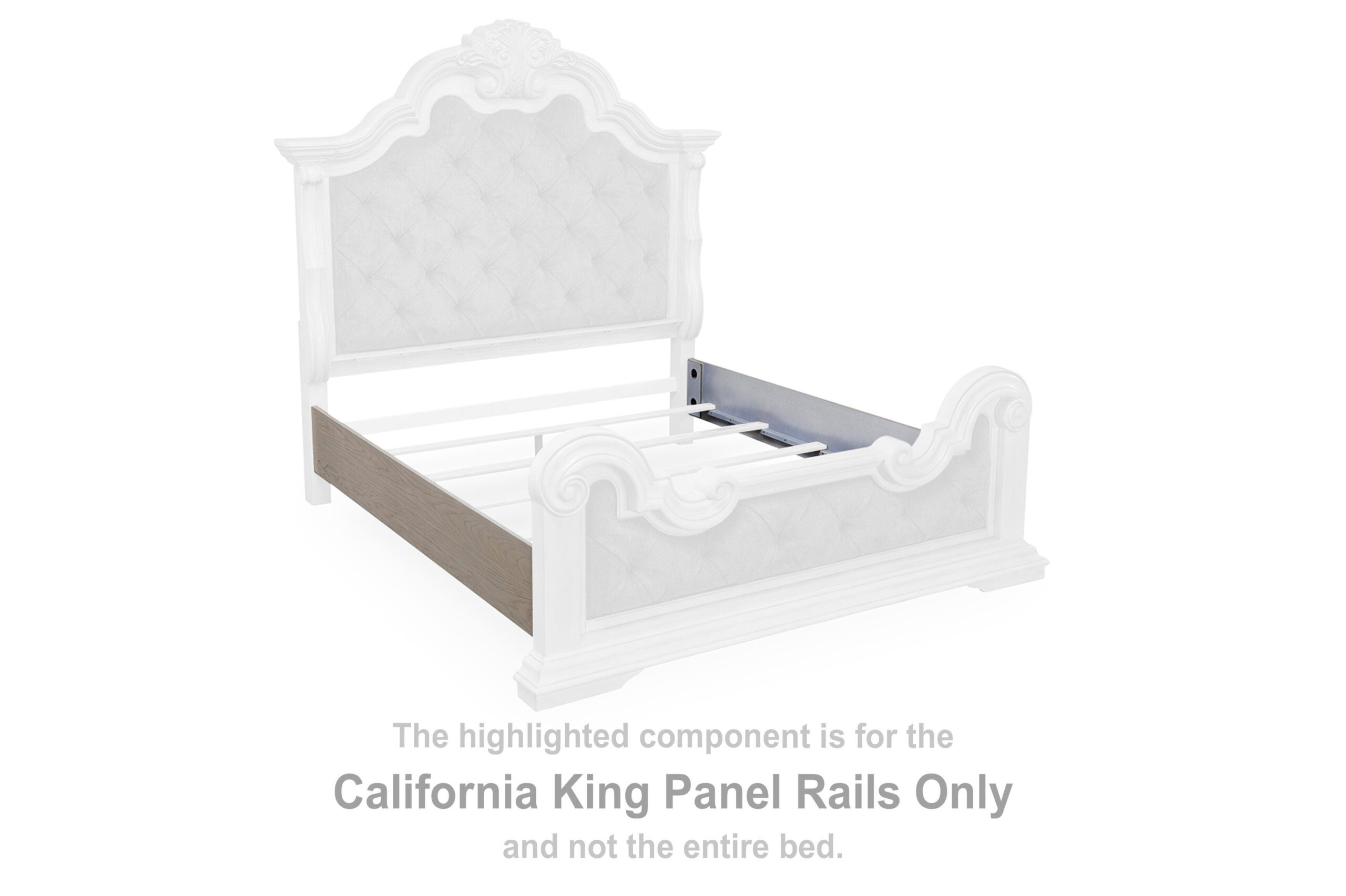 7880e4df3162543f91457f945dd52595 Bruchandi California King Panel Rails - Image 1