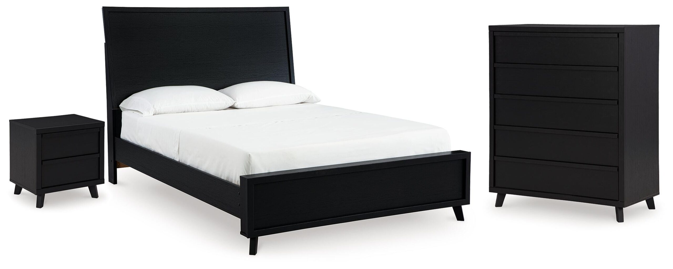 7fea59909269fd51e8eb1c61f3060698 Danziar Queen Panel Bed, Chest and Nightstand - Image 1