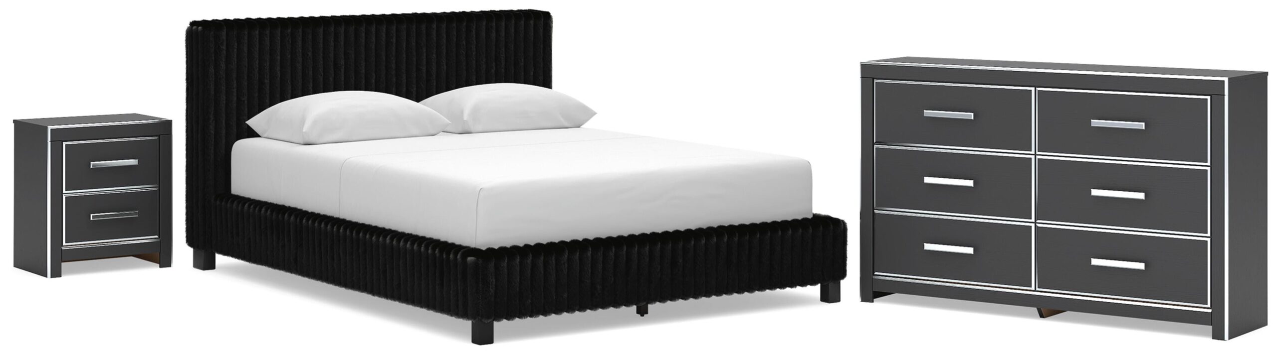 8074fcbfe519dd9b5258a3f4afde5bde Zuraleus Queen Upholstered Bed, Dresser and Nightstand - Image 1