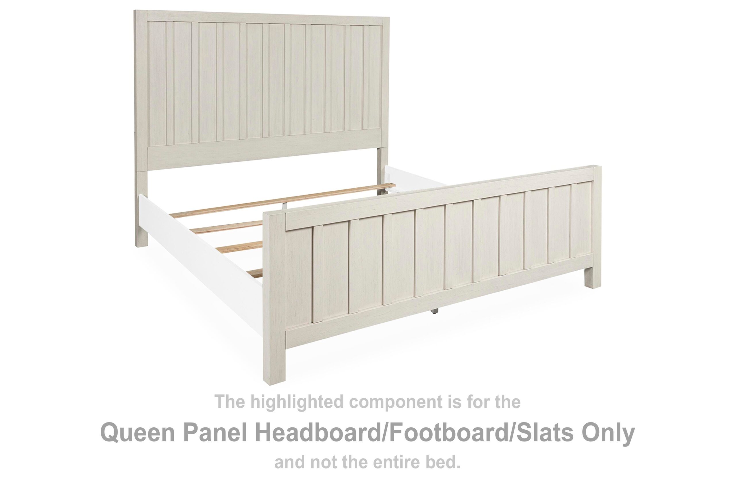 d28bc4829c7e19c22b5c05e79fd88da4 Shaybrock Queen Panel Headboard/Footboard/Slats - Image 1