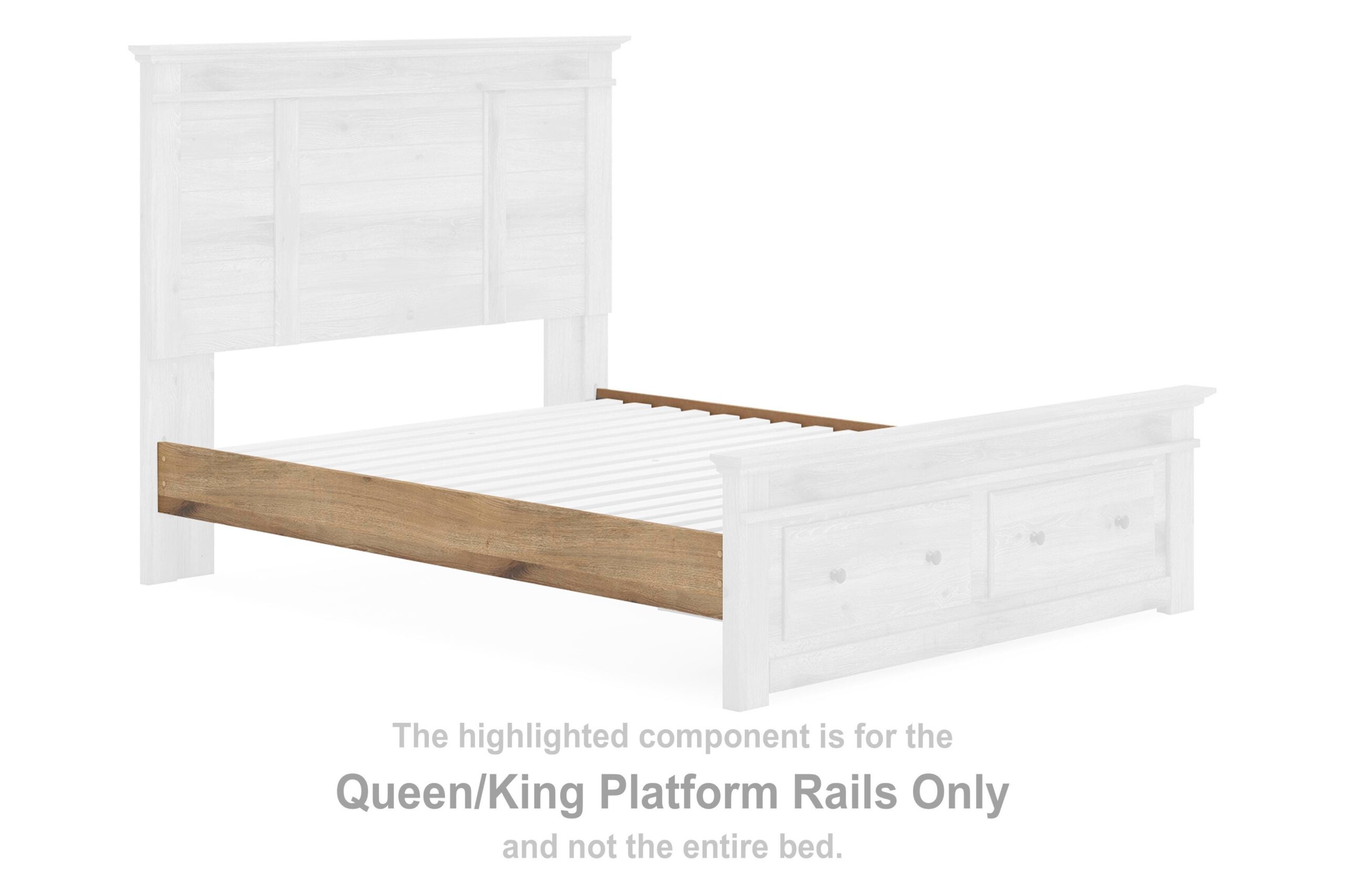 29065308ea29e95248586b06d00c5806 Makidern Queen/King Platform Rails - Image 1