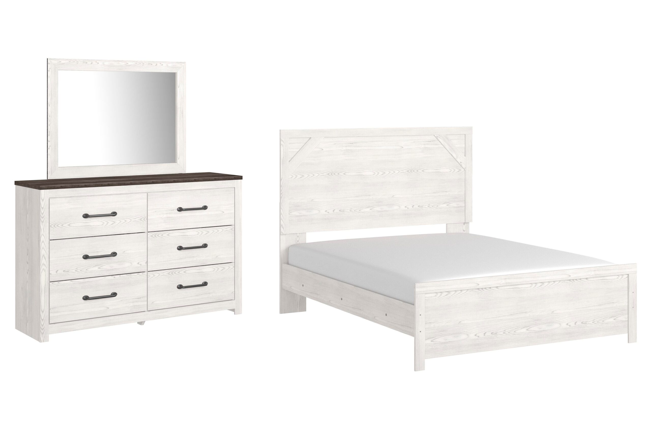 53b7ee5019ae6b3aa54b56c99da6bb79 Gerridan Queen Panel Bed, Dresser and Mirror - Image 1