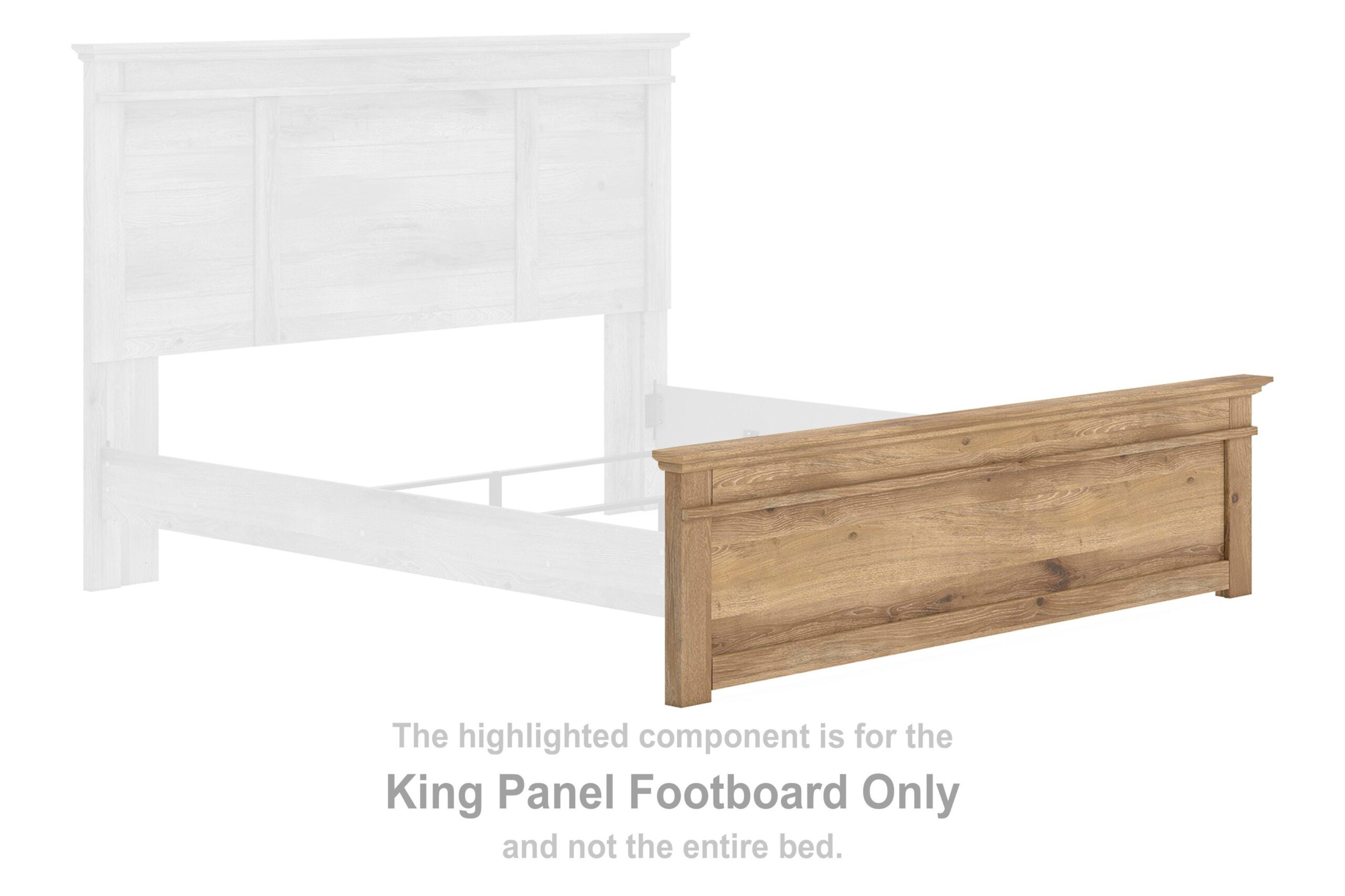 76284b7c5490b94366b982fad92bd780 Makidern King Panel Footboard - Image 1