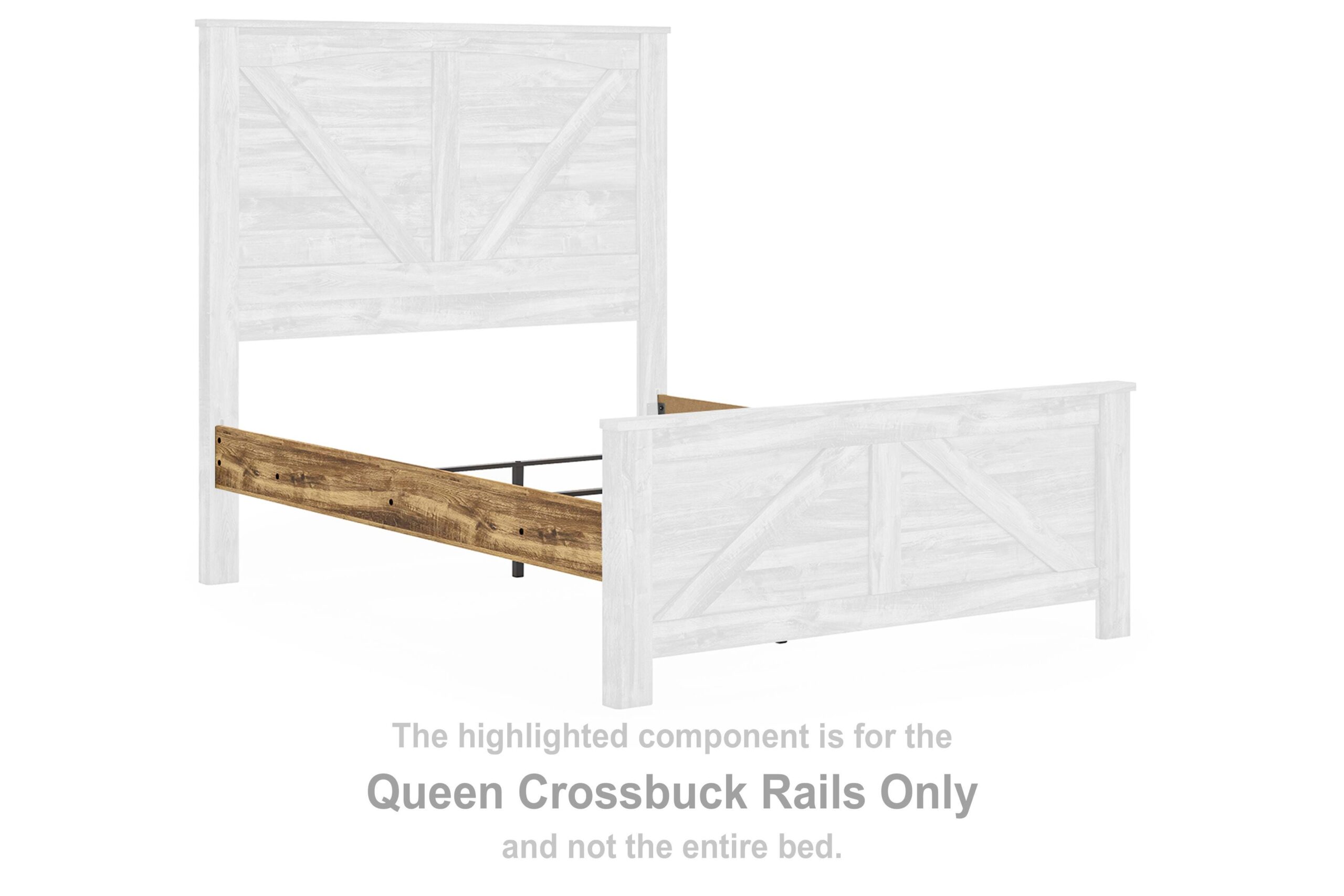 Maystonna Queen Crossbuck Rails